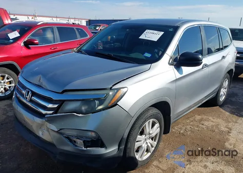 2018 Honda Pilot Lx from USA, damaged, VIN 5FNYF5H12JB030518
